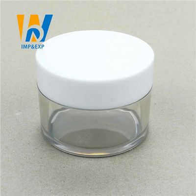 20ml 30g 30ml 2 onces pots cosmétiques en plastique de 1 espace libre d'once avec de petits conteneurs cosmétiques témoin de couvercles