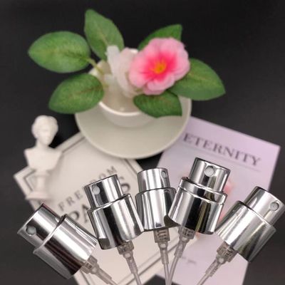 Pompe fine 15mm de pulvérisateur de brume de vis en métal argenté de parfum