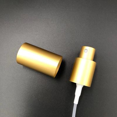 20/415 20/410 pompe en aluminium de parfum de pulvérisateur en aluminium de pompe d'or