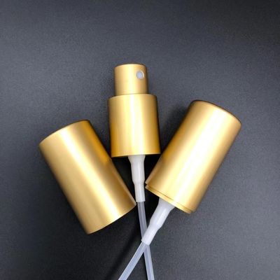 20/415 20/410 pompe en aluminium de parfum de pulvérisateur en aluminium de pompe d'or