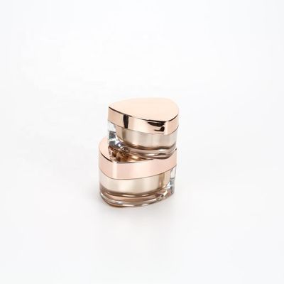 Double mur 5ml 50ml de Brown de pots cosmétiques en plastique vides noirs pourpres de crème 10 onces récipients en plastique de 10 grammes
